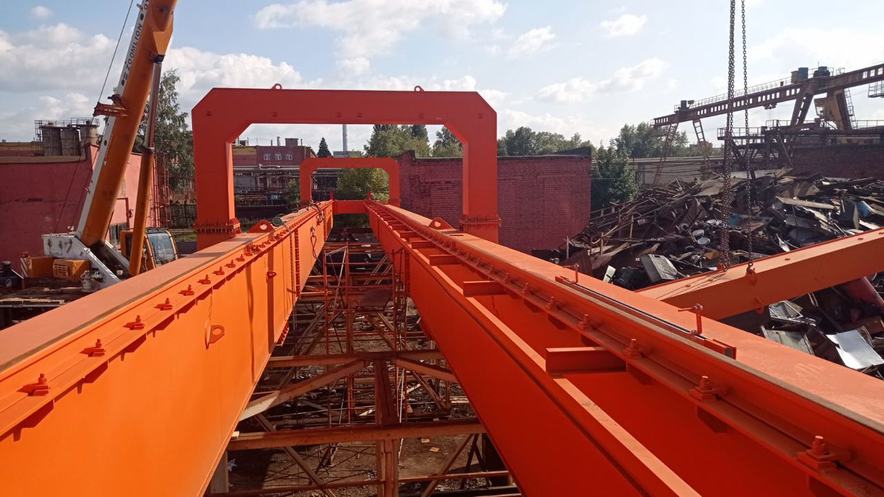 Монтаж козлового крана