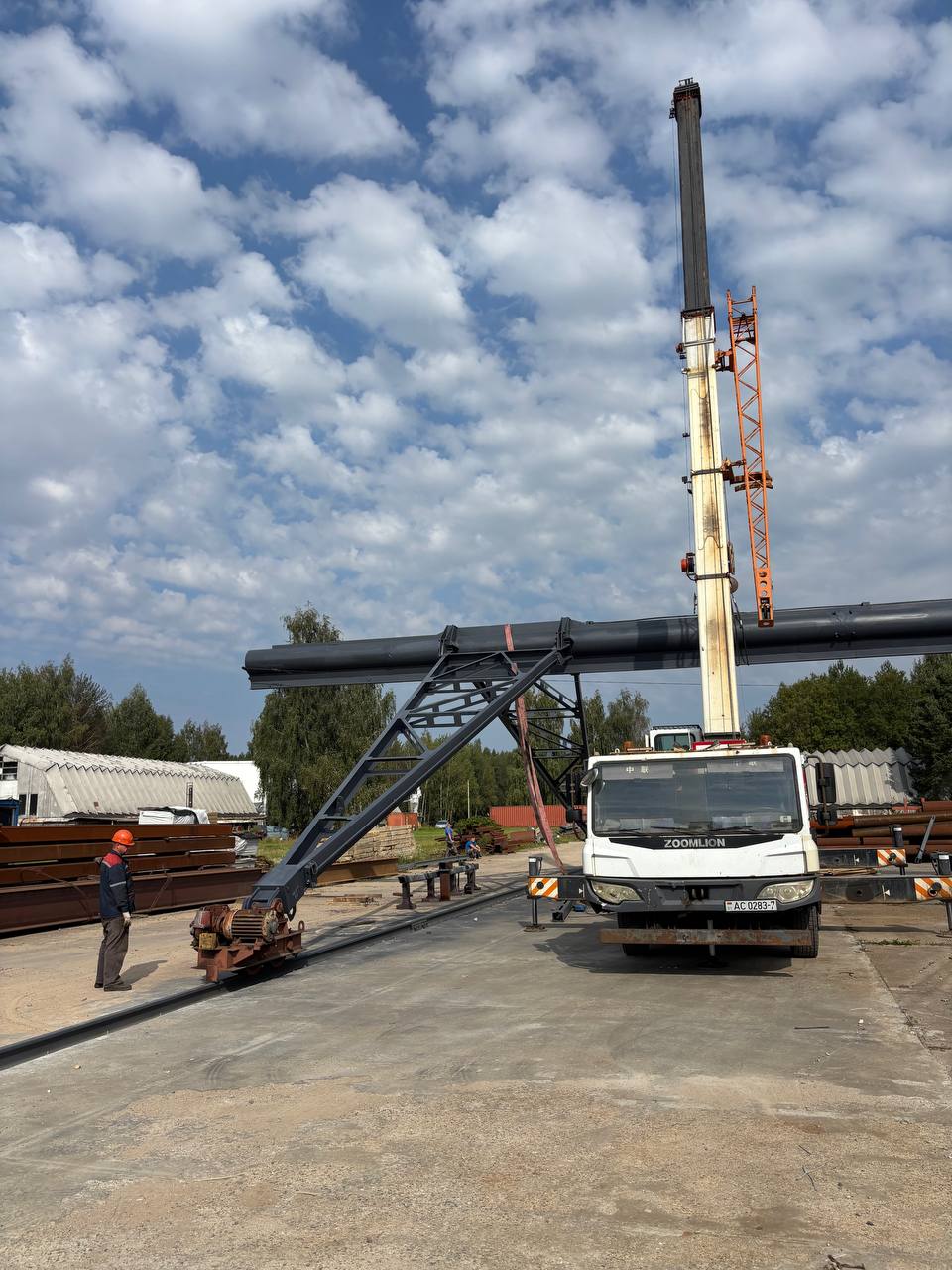 Ремонт и реконструкция мостового крана 80т/20т