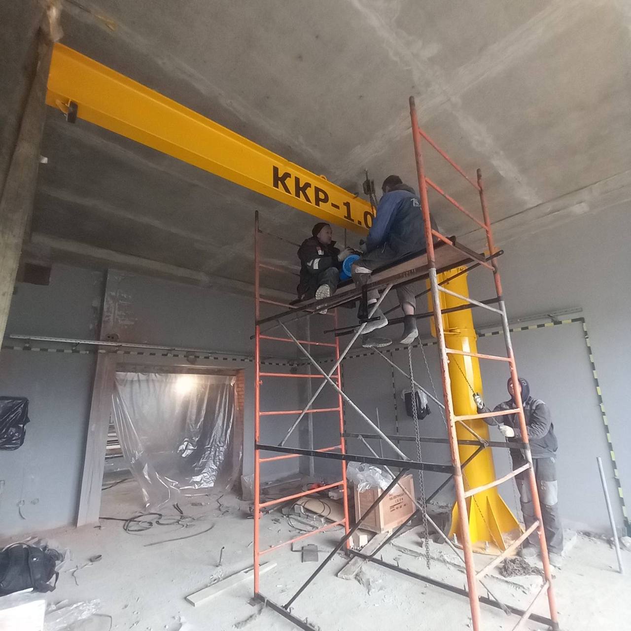 Модернизация мостового крана 12,5т с заменой кабины управления и электрооборудования