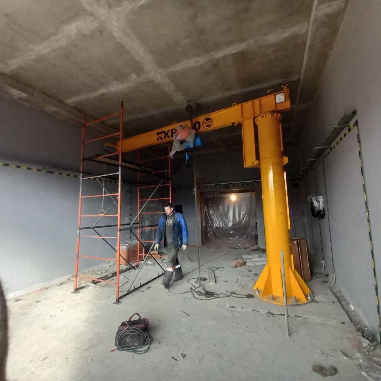 Модернизация мостового крана 12,5т с заменой кабины управления и электрооборудования