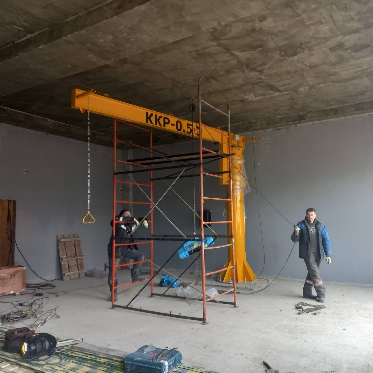 Модернизация мостового крана 12,5т с заменой кабины управления и электрооборудования