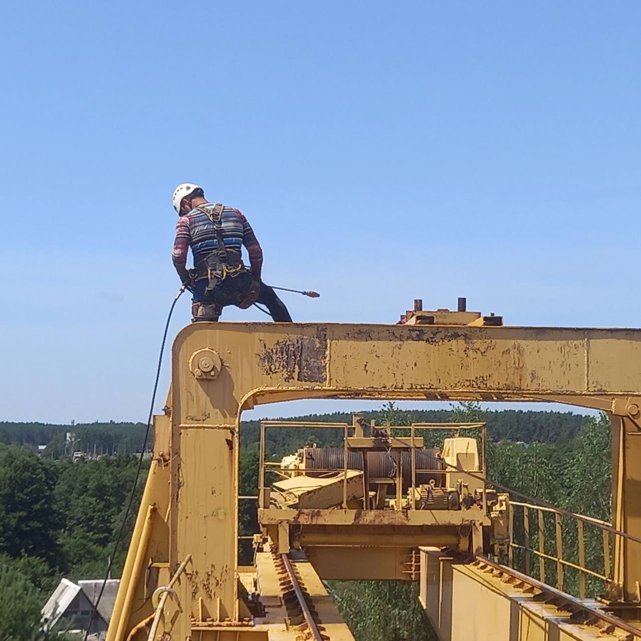 Модернизация мостового крана 12,5т с заменой кабины управления и электрооборудования