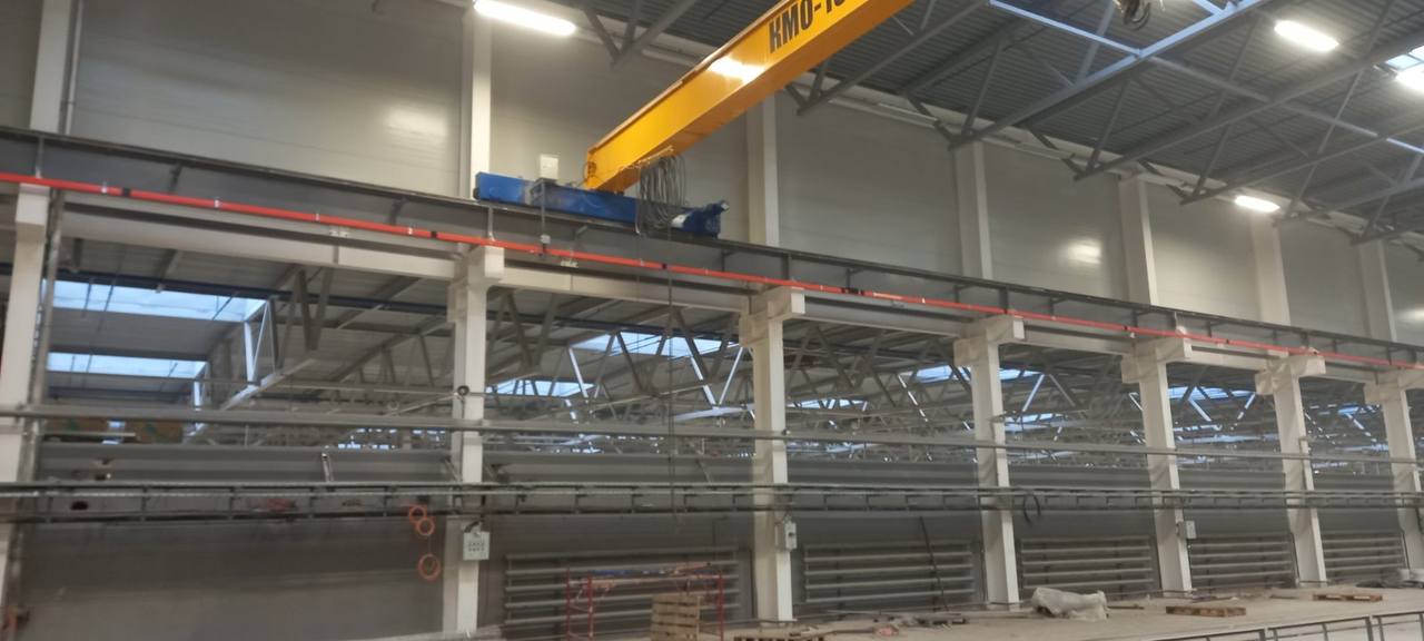 Модернизация мостового крана 12,5т с заменой кабины управления и электрооборудования