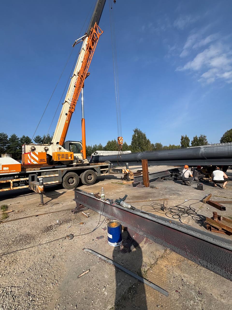 Увеличение пролета мостового крана